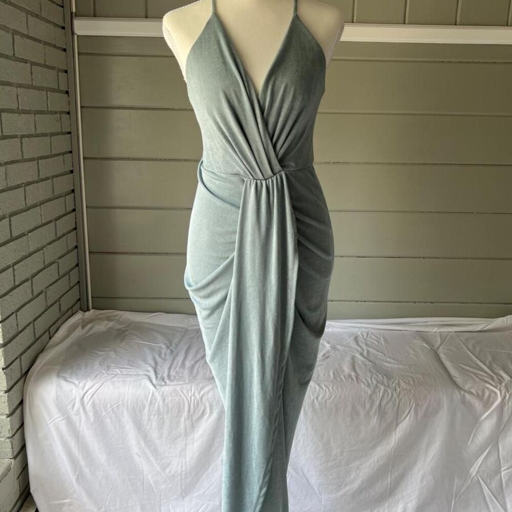 Lulus Women's Blue and Green Dress